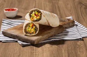 Picture of dish Beef Burger wrap at ZAATAR W ZEIT