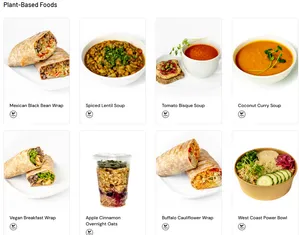 Picture of menu information at Glory Juice Co.