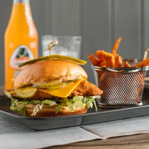 Blaze Gourmet Burgers - Burger & Fried Chicken restaurant in Vancouver – fine dining dishes, interior photos, and ambiance.
