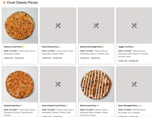 CRUST N CRUNCH - Pizza & Donair - Pizza restaurant in New Westminster – fine dining dishes, interior photos, and ambiance.