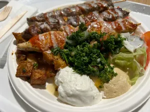 BASHA Waterfront Centre - Middle Eastern restaurant in Downtown Vancouver – fine dining dishes, interior photos, and ambiance.