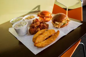 Hi Five Chicken East Broadway - Burger & Fried Chicken restaurant in Vancouver – fine dining dishes, interior photos, and ambiance.