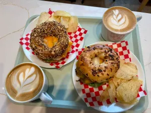 Awesome Bagel & Café - Cafe restaurant in Downtown Vancouver – fine dining dishes, interior photos, and ambiance.