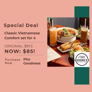 Review photo uploaded by DEALS 团购 at Pho Goodness Main St