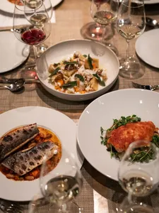 L'Abattoir French restaurant in Downtown Vancouver – fine dining dishes, interior photos, and ambiance.