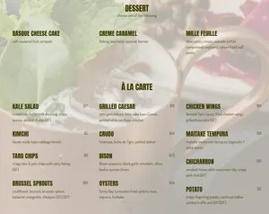 Torafuku - Global restaurant in Downtown Vancouver – fine dining dishes, interior photos, and ambiance.