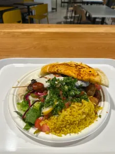 BASHA Waterfront Centre - Middle Eastern restaurant in Downtown Vancouver – fine dining dishes, interior photos, and ambiance.