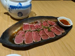 Beef Tataki at Kyuzo