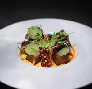 L'Abattoir French restaurant in Downtown Vancouver – fine dining dishes, interior photos, and ambiance.