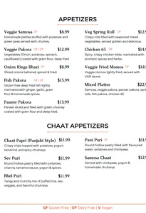 Bombay Masala Restaurant - Indian restaurant in Vancouver – fine dining dishes, interior photos, and ambiance.