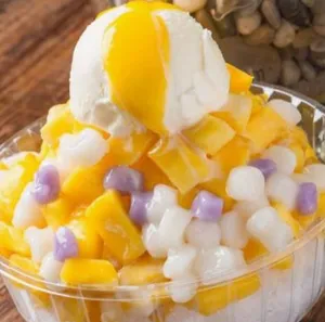 Picture of dish Mango and Mochi Shaved Ice with Vanilla Ice Cream at Mango Yummy