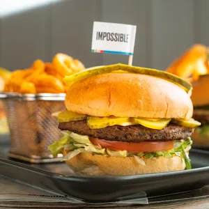 Blaze Gourmet Burgers - Burger & Fried Chicken restaurant in Vancouver – fine dining dishes, interior photos, and ambiance.